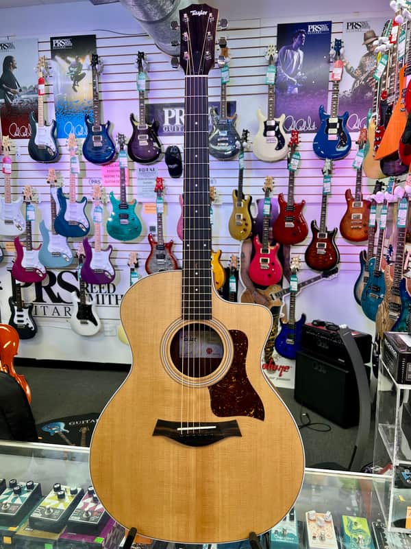 Taylor 214ce-K Acoustic Electric Torrefied Spruce Top, Hawaiian Koa Back and Sides with Soft Case image 1