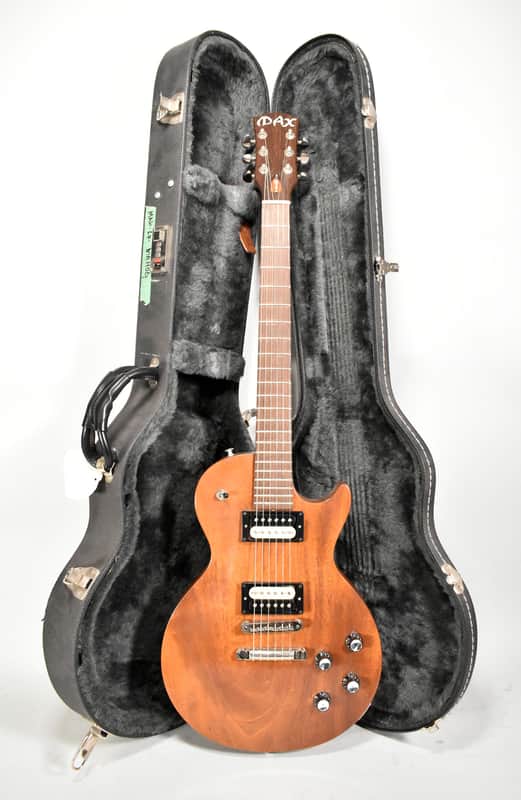 MAX Peter Max Baranet Les Paul Copy Natural Finish Electric Guitar w/HSC image 1