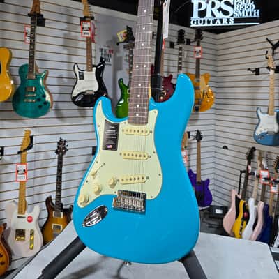 Fender American Professional II Stratocaster LH - Miami Blue w/Rosewood FB & OHSC + PLEK*D #693 image 3