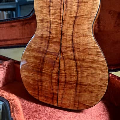 2012 Tony Graziano Baritone Ukulele #598 – Spruce / Figured Koa – Hardshell Case image 5