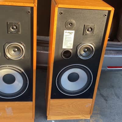 Onkyo vintage speakers  S-70 Brown image 1