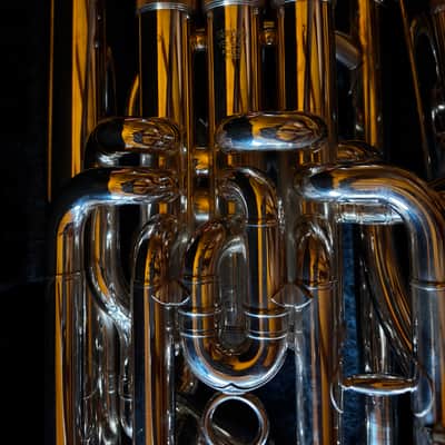 Euphonium (tenor tuba) Yamaha Neo YEP-642Sii 2024 - Silver Plated image 2