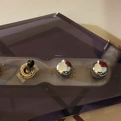 B.C. Rich Warlock Acrylic Transparent Black image 2