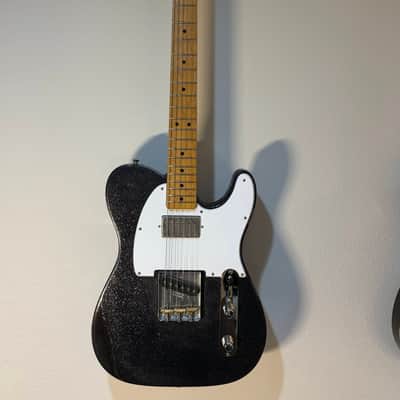 5.88 lbs Fender Brad Paisley Road Worn Telecaster w/ Lollar Imperial Low-Wind Humbucker Upgraded Modifed SH 2025 - Present Black Sparkle Nitro image 19