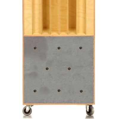Normal PRO QRD Bass Trap Acoustic Panel absorbent / reflective / scattering Wood + Paint + Metal W image 1