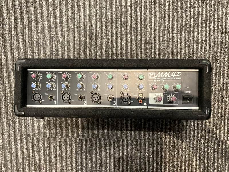 Yorkville MM4D 4-Channel Powered Mixer w/ Effects, 150W image 1