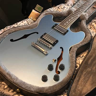 Gibson Midtown Standard 2015 - Pelham Blue Gloss with White Binding image 7