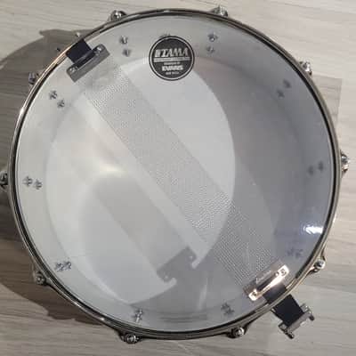 RARE Vintage Tama Hand Hammered 3mm aluminum 14x5.5 Snare drum PA355H image 11