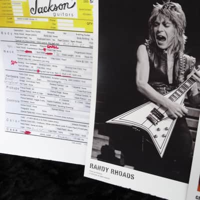 Jackson USA Custom Shop Randy Rhoads Tribute Masterbuilt Concorde Only 60 Made image 8