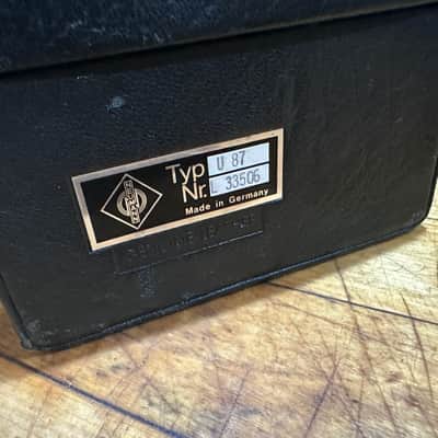 Vintage 1978 Neumann U 87 Condenser Microphone - NICE! image 12