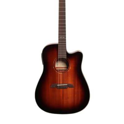 Alvarez AD66CESHB Dreadnought Acoustic Electric Guitar Shadowburst image 2