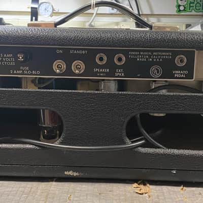 Fender Band Master 1966 - Blackface - AB763 Circuit image 2