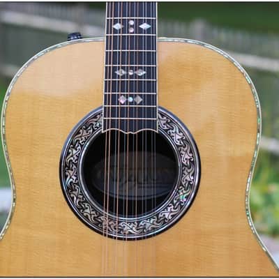 Ovation Custom Legend 12 String - 1658 1981 Natural Gloss image 2