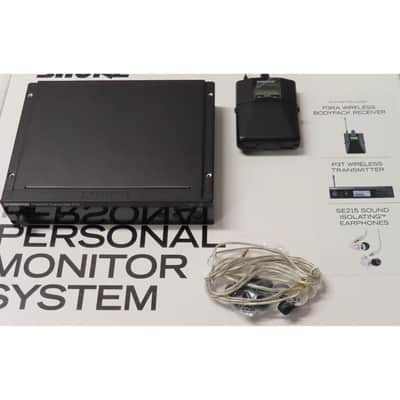 Shure Used PSM300 Wireless Personal Monitoring System with SE215-CL Earphones Band G20 image 1