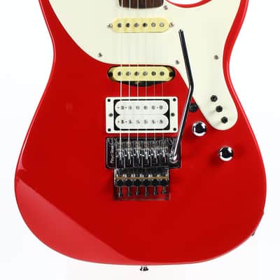 1987 Kramer E.E. Pro 1 Elliot Easton RED Signature Super Strat -- White Pickguard, Stratocaster 1980's image 5