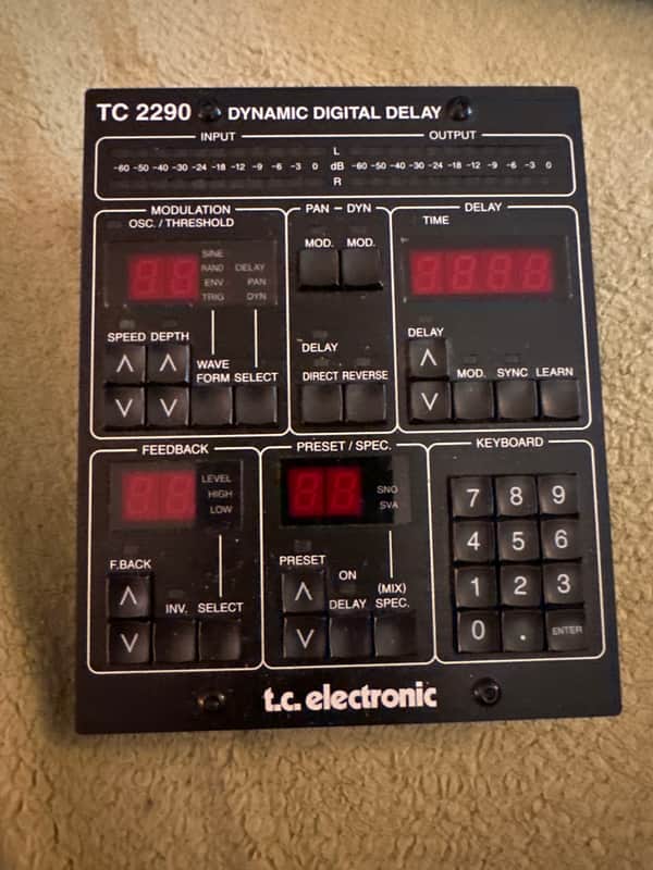 tc- eletronic TC Electronic TC 2290 Dynamic Digital Delay 2020 - Black image 1