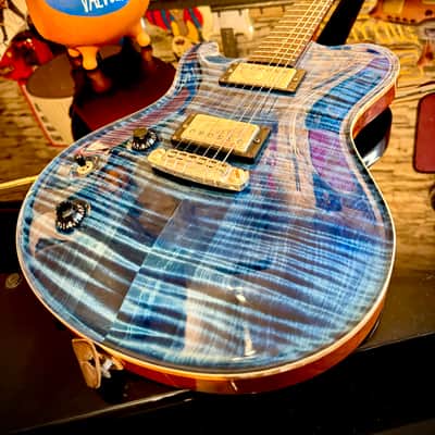 Nik Huber DOLPHIN CUSTOM LEFTY Super Flame Top Curly Mahogany  BRAZILIAN ROSEWOOD ( 2010) image 20