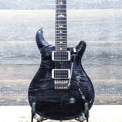 PRS Custom 24 Pattern Thin Neck Shape 85/15 Pickups Gray Black Electric Guitar w/Case image 1