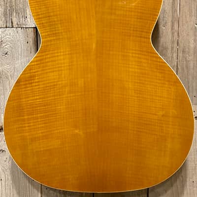 New Hagstrom SUVIK-DDL Super Viking Semi-Hollow Dandy Dandelion, Amazing Flame Maple, Support Small Business and Buy It Here! image 10