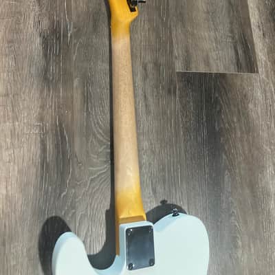 Fender Telecaster Satin Sonic Blue w Case Hipshot Tuners image 6