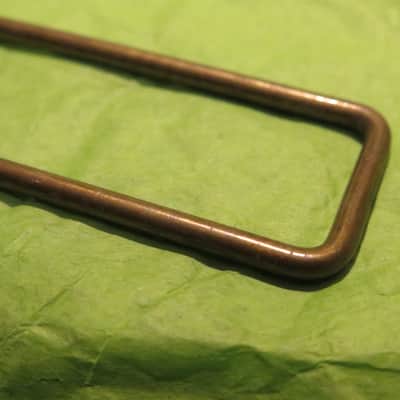 vintage 1950's Epiphone tailpiece short bail wire for frequensator tailpiece Deluxe Zephyr Regent archtop Bild 6
