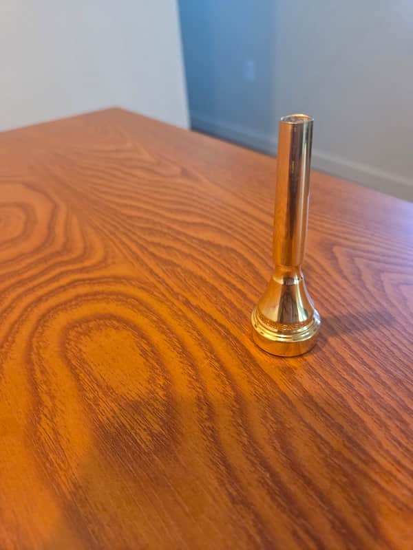 Dennis Wick London 1X Trumpet Mouthpiece Gold plate image 1