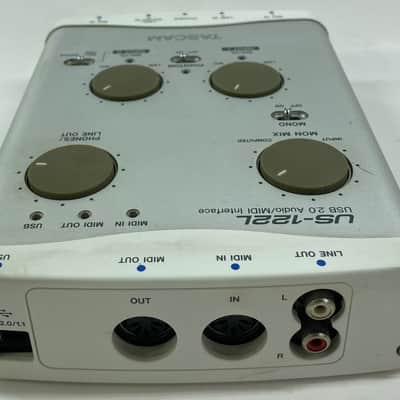 TASCAM US-122L USB Audio Interface 2010s - Silver image 2