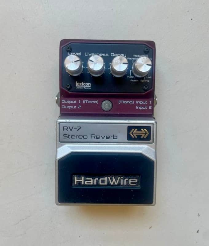 DigiTech Hardwire RV-7 Stereo Reverb 2010s - Purple image 1