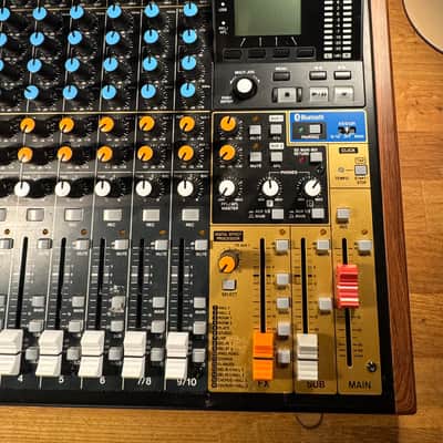 TASCAM Model 12 Multitrack Recorder / Mixer / USB Interface 2020 - Present - Black with Wood Cheeks image 2