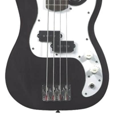Jay Turser P-Bass 3/4 Style Trans Black image 2