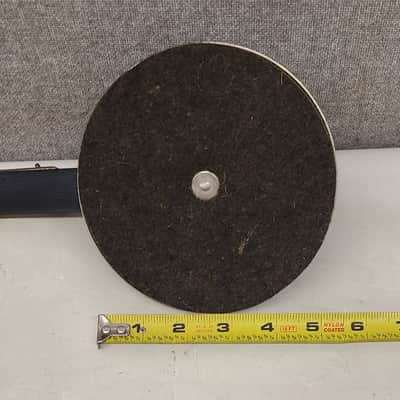 Vintage Leedy Bass Drum External Clamp On Tone Control Muffler Pad Damper image 4