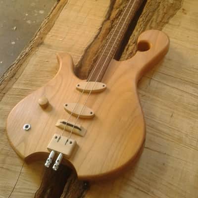 Headless 2 string bass guitar. L/H. Free shipping! image 3