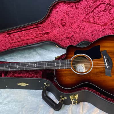 NEW! Taylor 222ce-K DLX Grand Concert Acoustic-Electric Guitar - Tobacco - 4.5lbs - Authorized Dealer - G06296 image 9