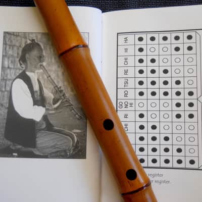 Vintage 1.6 Shakuhachi Japanese Jiari 1940's Instruction Book included image 9
