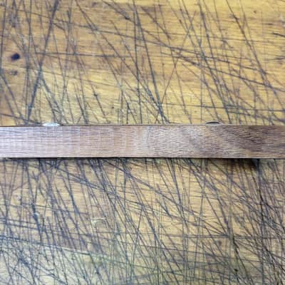 1963 Vintage Kay Harmony Silvertone Thinline Archtop Wood Adjustable Compensated Guitar Bridge Luthier Parts image 5