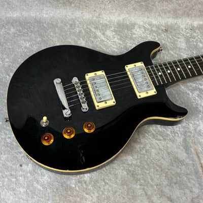 Hamer DC double cutaway electric guitar transparent black (made in Korea) image 1