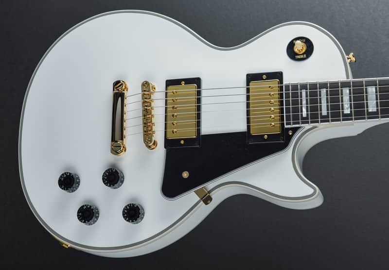 Epiphone "Inspired by Gibson Custom" Les Paul Custom - Alpine White image 1