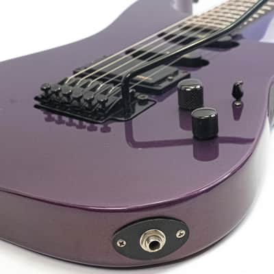 Fernandes FR-55 Revolver MIJ Electric Guitar Metallic Purple Floyd Rose 24 Fret image 13