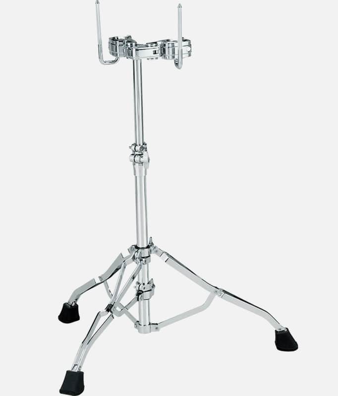 Tama HTW109W Star Series Double-Braced Dual Tom Stand 2010s - Chrome image 1