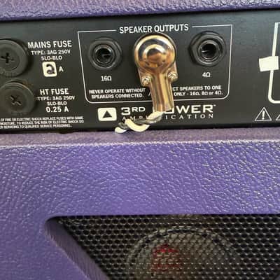 3rd Power  Dream Solo 4 Ca, 2012 - Purple Tolex image 5