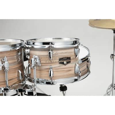 Tama Imperialstar 5pc Complete Kit w/18 Bass Drum Natural Zebrawood Wrap image 2
