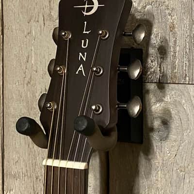 Luna Art Vintage Dreadnought - Distressed Vintage Brownburst, Help Support The People Who Make Music image 5