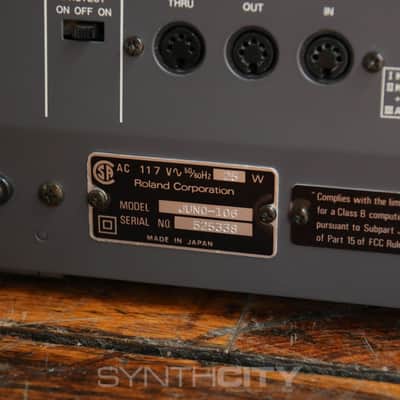 (Serviced) Roland Juno-106 61-Key Programmable Polyphonic Synthesizer image 7