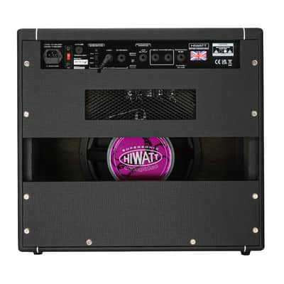Hiwatt TB40/20 1x12 Combo, 40/20W 2-Channel Guitar Amplifier with Spring Reverb, 23.43x25.39x13.39 Inches image 2