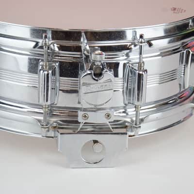 Used 80's Rogers Big R Dynasonic Snare Drum - 5x14" COB image 8