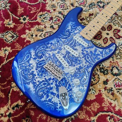 2025 Fender Japan Limited Edition Indigo Paisley Stratocaster, Fender Flagship Tokyo Store Exclusive Color, MIJ JD25 image 6