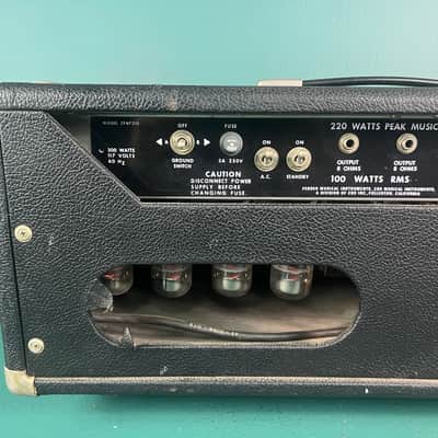 Immagine Fender PA 100 Mixer Amplifier Guitar Bass 100 watt 1970s amp - 18