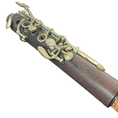 Aguste Crampon Bb Antique 1900-1925 Model Silver Plated Keys with 2 Barrels image 9