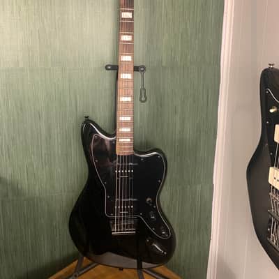 Squier Vintage Modified Baritone Jazzmaster with Rosewood Fretboard 2016 - 2017 - Transparent Black image 1