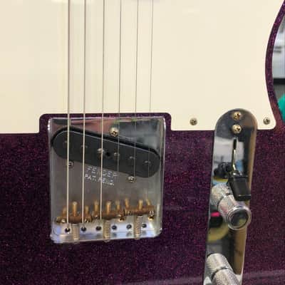Fender Custom Shop Limited-edition '60 Telecaster Journeyman Relic Electric Guitar - Purple Sparkle image 12